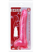 Baile realistischer rosa silikon dildo mit saugnapf magnetbasis und beiliegendem gleitmittel flasche
