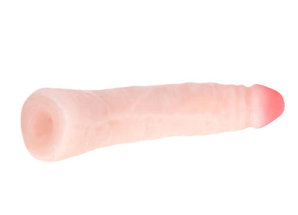 Baile realistischer skin touch silikon dildo 19 cm in rosa mit glatter, leicht transluzenter oberfläche und abgerundetem spitzenende