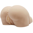 Beiger silikon butt plug mit realistischen konturen und strukturierter öffnung aus baile realistische vagina und anus product