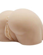 Beiger silikon butt plug mit realistischen konturen und strukturierter öffnung aus baile realistische vagina und anus product