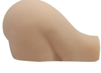 Beige silikon anal plug mit glatten, abgerundeten konturen und spitz zulaufendem ende von BAILE realistisch vagina und anus