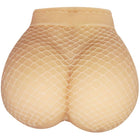 Beige mesh hoher taillierter po-enhancer mit gepolstertem, geformtem design im produkt baile realistischer vagina und anus
