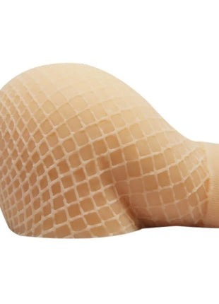 Beiger silikon analplug mit strukturierter bienenmusteroberfläche und konischem design von baile realistische vagina und anus mit mesh