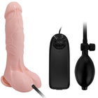 Pink silikon männlicher masturbator mit schwarzer power-einheit und pumpe realistisch 18 8 cm dildo