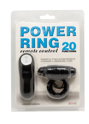 Baile schwarzer power ring mit fernbedienung in transparenter plastikverpackung 20v energiegerät