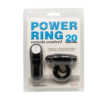 Baile schwarzer power ring mit fernbedienung in transparenter plastikverpackung 20v energiegerät