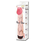 Pink und hautfarbener tpr silikon penisadult toy in weißer verpackung rockin dong von baile