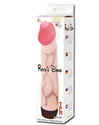 Pink und hautfarbener tpr silikon penisadult toy in weißer verpackung rockin dong von baile