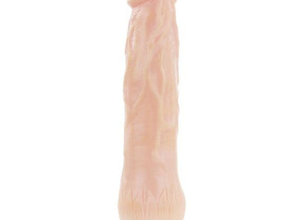 Pink silikon dildo mit schwarzer und roter basis aus der baile rockin dong penis cyber skin ii kollektion