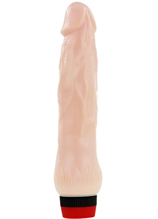 Pink silikon dildo mit schwarzer und roter basis aus der baile rockin dong penis cyber skin ii kollektion