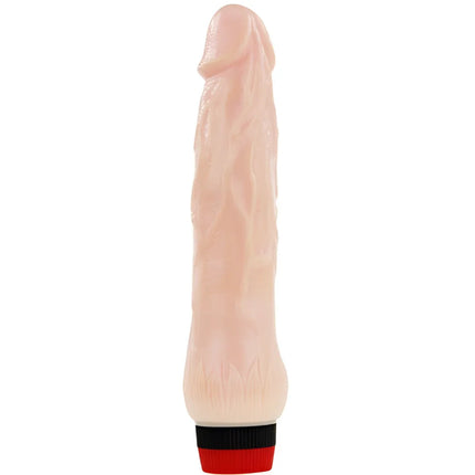 Pink silikon dildo mit schwarzer und roter basis aus der baile rockin dong penis cyber skin ii kollektion