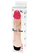 Baile rockin dong penis cyber skin iii tpr dildo in rosa und hautfarben in weißer verpackung box