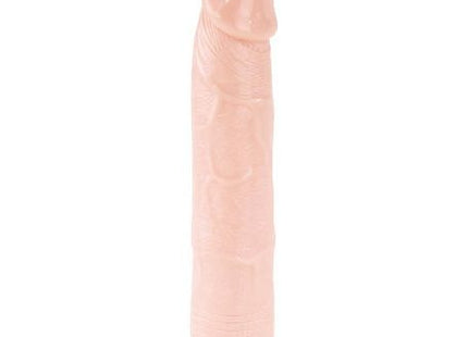 Rosa silikon vibrator in phallusform mit schwarzem und rotem sockel baile rockin dong penis cyber skin iii