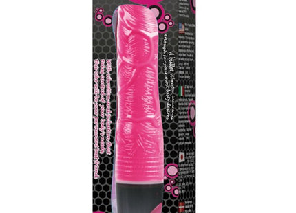 Rosa und schwarze silikon vibrator multispeed in verpackung von baile