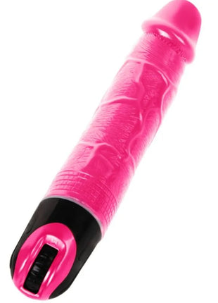 Rosa und schwarze silikon vibrator mit reptilienhaut struktur und mehrstufiger funktion von baile