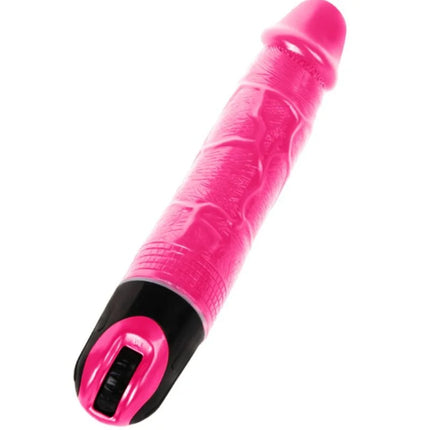 Rosa und schwarze silikon vibrator mit reptilienhaut struktur und mehrstufiger funktion von baile
