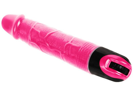 Baile rosa multispeedvibrator rosa und schwarz mit strukturierter oberfläche und glänzendem finish