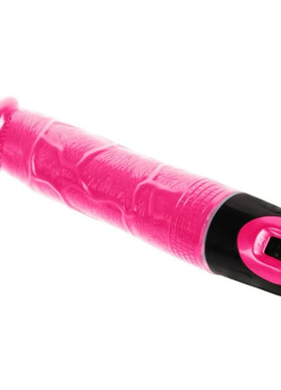 Baile rosa multispeedvibrator rosa und schwarz mit strukturierter oberfläche und glänzendem finish