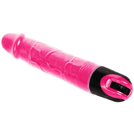 Baile rosa multispeedvibrator rosa und schwarz mit strukturierter oberfläche und glänzendem finish