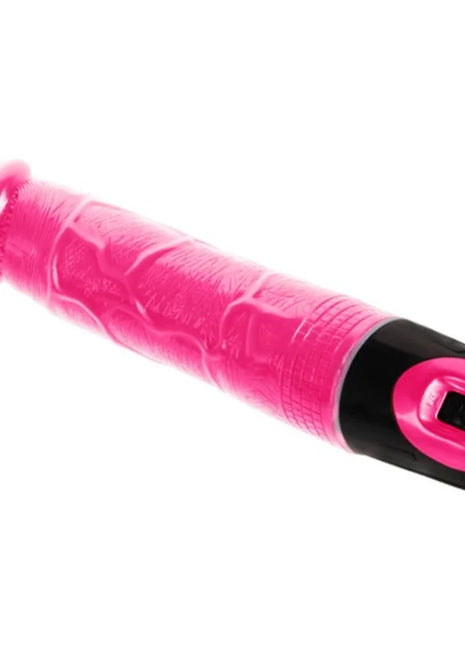 Baile rosa multispeedvibrator rosa und schwarz mit strukturierter oberfläche und glänzendem finish