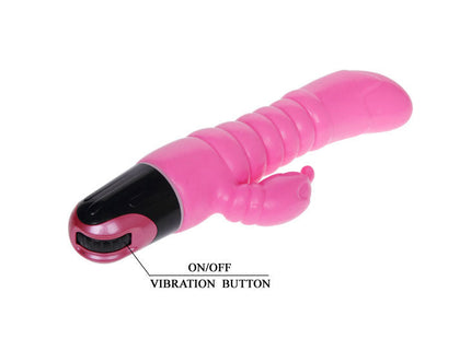 Rosa silikon vibrator baile rosa vibrator 22,5 cm mit schwarzem an- und ausschaltknopf