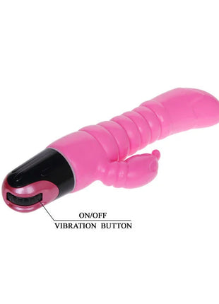 Rosa silikon vibrator baile rosa vibrator 22,5 cm mit schwarzem an- und ausschaltknopf