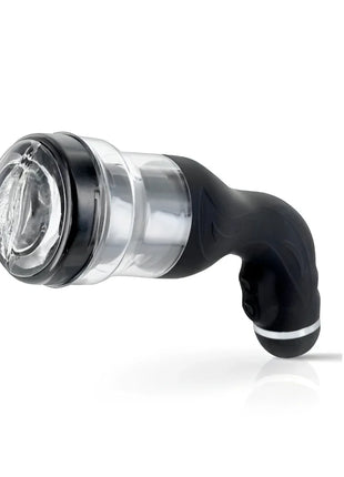 Silikon handpumpe in schwarz und transparent mit rotation lover automat mit unterstützung transparentem behälter
