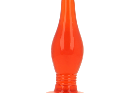 Baile roter soft touch analstecker 14 2 cm aus silikon in lebhaftem orange mit tapered design und geriffeltem Sockel