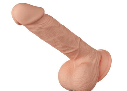 Beige silikon dildo von baile bahamut 21,8 cm mit realistischer textur und flexibler form