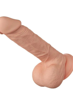Beige silikon dildo von baile bahamut 21,8 cm mit realistischer textur und flexibler form