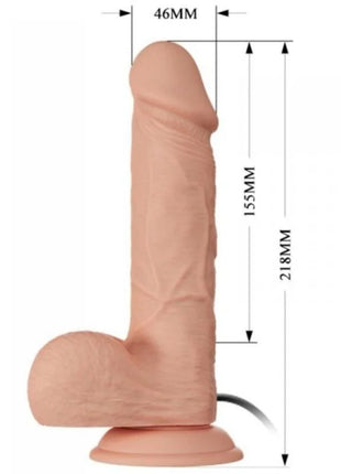 Pinkes silikon erwachsenen spielzeug mit kabel und basis 21,8 cm gesamtlänge baile schöne begegnung bahamut vibration