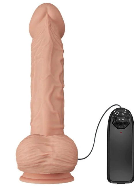 Beige silikon vibrator baile schöne begegnung berqrisi vibration 26 cm mit schwarzer fernbedienung