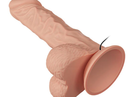 Rosa silikonvibrator mit kreisförmiger basis und kabel von baile schöne begegnung buraq vibration 24 cm