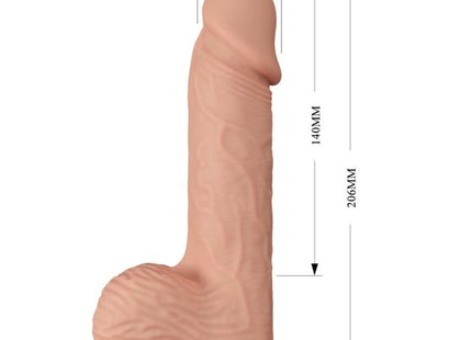 Pink silikon dildo baile schöne begegnung catoblepas flexibel realistisch 20,6 cm mit detaillierter struktur und rundem grundstück