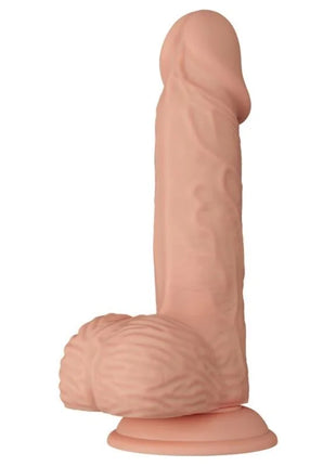 Rosafarbener silikon dildo mit realistischem strukturiertem oberflächenflexiblem design von baile catoblepas 20,6 cm