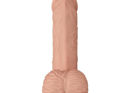 Pink silikon realistischer flexibler dildo von baile mit strukturierter oberfläche und abgerundetem fußboden