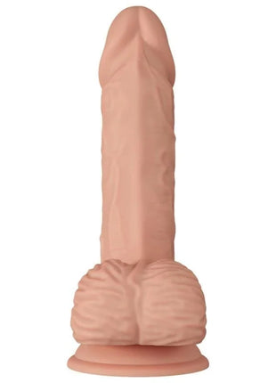Pink silikon realistischer flexibler dildo von baile mit strukturierter oberfläche und abgerundetem fußboden