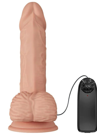 Beige silikon realistischer männlicher masturbator mit schwarzer fernbedienung von baile schöne begegnung vibration catoblepas 20,6 cm natürlich