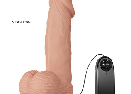 Rosa silikon vibrator mit schwarzer fernbedienung baile schöne begegnung zebulon vibration 19,4 cm natürlich