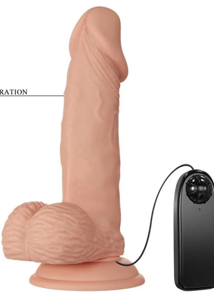 Rosa silikon vibrator mit schwarzer fernbedienung baile schöne begegnung zebulon vibration 19,4 cm natürlich