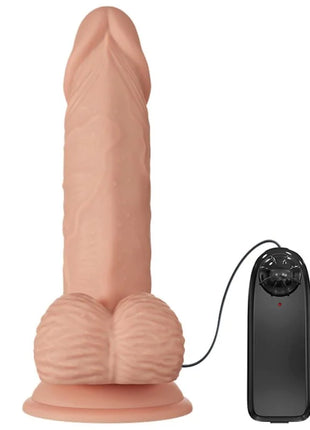 Pink silikon realistischer männlicher masturbator mit schwarzer fernbedienung baile schöne begegnung zebulon vibration 19,4 cm