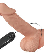 Pink silikon realistischer männlischer genitaltoy mit schwarzer fernbedienung baile schöne begegnung zebulon vibration 19,4 cm natürlich