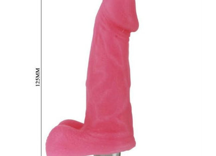 Baile slik pleasure love clone natürlicher vibrator aus pinkem silikon mit metallbasis 125mm hoch 30mm breit