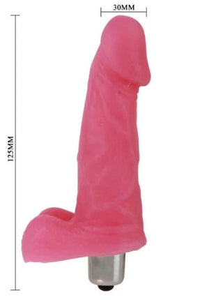Baile slik pleasure love clone natürlicher vibrator aus pinkem silikon mit metallbasis 125mm hoch 30mm breit