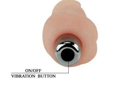 Rosa silikonüberzogener super mini mavouvin vibrator von BAILE mit metallischem silbernen an und aus knopfp
