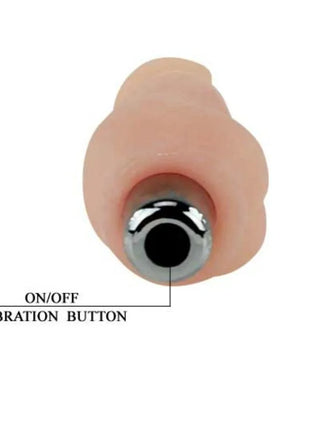 Rosa silikonüberzogener super mini mavouvin vibrator von BAILE mit metallischem silbernen an und aus knopfp