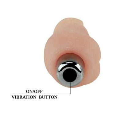 Rosa silikonüberzogener super mini mavouvin vibrator von BAILE mit metallischem silbernen an und aus knopfp
