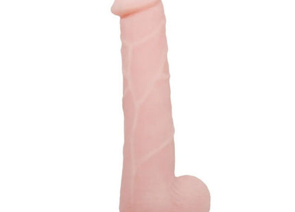 Baile super realistischer dildo 22 cm pink silikon mit strukturierter oberfläche und abgerundetem sockel