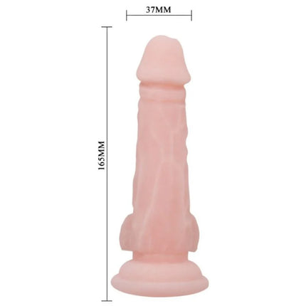 Pink silikon dildo baile super realistischer natürlicher dildo 16,5 cm hoch und 37 mm breit