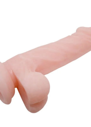 Pink silikon dildo in phallusform mit realistischer textur und konturen 16,5 cm von BAILE